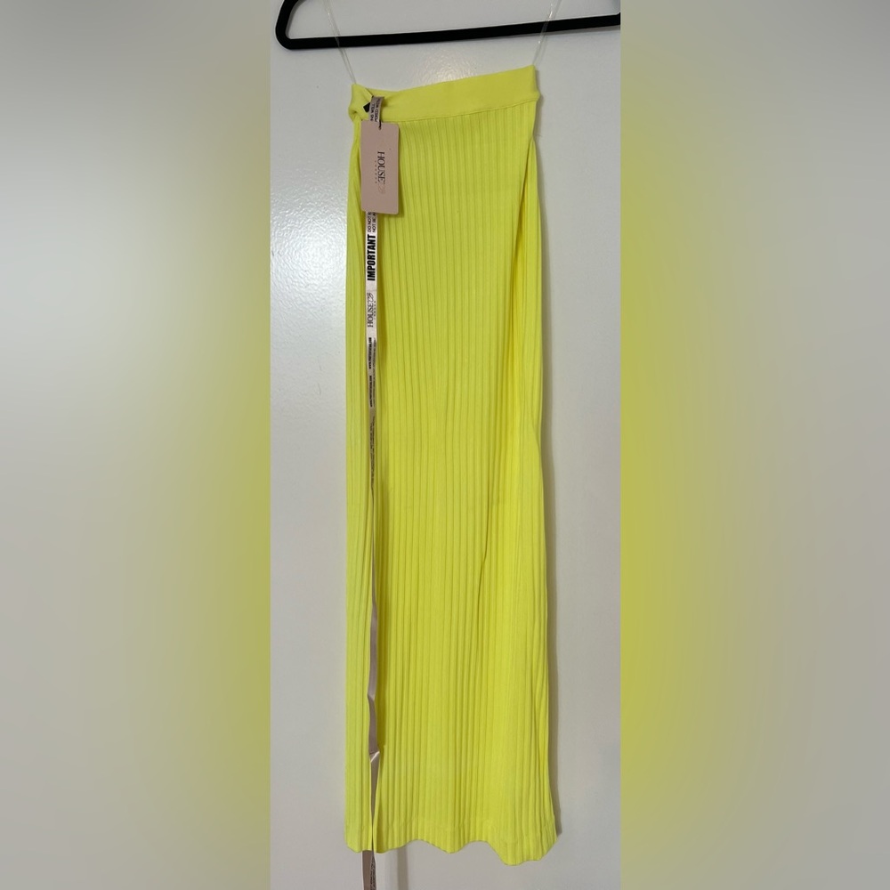 House of CB Yellow Maxi Skirt